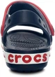 Крокси сандалії дитячі Crocs Crocband navy/red 31 - зображення 4