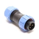 Промисловий роз'єм SP17-3-M-L / 3 pin male на дріт тато / під гвинт / IP68 / 3 контакти - зображення 1