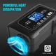 Универсальное зарядное устройство HTRC P20 12V/24V 20A smart charger для авто ремонта аккумулятора - изображение 9