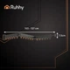 Складная настенная выдвижная сушилка вешалка Ruhhy 2в1 для белья и одежды 18 крючков, длина до 127 см (26342) - изображение 6