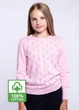 Джемпер для дівчат рожевий 100% бавовна розмір 152 см (11-13 років) TopHat - изображение 2
