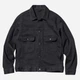 Джинсовая куртка мужская Uniqlo 364053898 S Серая (1159855005) - изображение 4