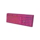 Клавіатура ігрова бездротова/дротова Canyon Fortnax Bluetooth/Wireless/USB UA Pink - зображення 4
