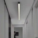 Мінімалістичний лінійний стельовий світильник чорного кольору Lumo black S (SDLC-00242) - изображение 1