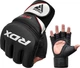 Тренировочные перчатки RDX GRAPPLING GLOVES NEW MODEL черный, белый L (GGR-F12B) - изображение 4