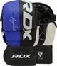 Тренировочные перчатки RDX GRAPPLING GLOVES REX T6 PLUS черный, синий, белый Уни L - изображение 1