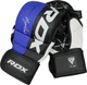 Тренировочные перчатки RDX GRAPPLING GLOVES REX T6 PLUS черный, синий, белый Уни L - изображение 5