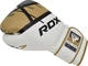 Боксерские перчатки RDX BOXING GLOVES BGR-F7 белый, золотой Уни 16 унций - изображение 3