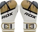 Боксерские перчатки RDX BOXING GLOVES BGR-F7 белый, золотой Уни 16 унций - изображение 5