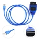 Диагностический сканер для авто OBD2 VAG-COM KKL409 USB автосканер - изображение 5