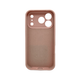 Защитный чехол-накладка Silicone Full Case AA Camera Protect для Apple iPhone 17 Pro Pink Sand (FullAAi17P-15) - изображение 2