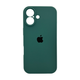 Захисний чохол-накладка Silicone Full Case AA Camera Protect для Apple iPhone 17 Pine Green (FullAAi17-46) - зображення 1
