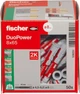 Kołek rozporowy Fischer DuoPower 8 x 65 mm 50 szt. 538251 (4048962262186) - obraz 1