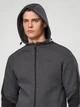 Толстовка на молнии мужская Puma Evostripe 63152907 XL Dark Gray Heather (4067983650383) - изображение 4
