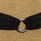 Панама женская плетеная VILSS Дубай-Hat LU-049-02 56-58 Натуральная/Черная (ROZ6501086828) - изображение 4