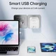 Зарядное устройство Sameriver 7-в-1 с USB-портом Cube, 3 розетки и 1 USB-порт типа A с 3 USB-портами типа C - изображение 3