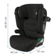 Автокрісло Kidwell Tendo Isofix I-Size гр. 2-3 15-36 кг чорне, 5906601707582 - зображення 10
