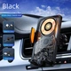 Держатель с беспроводной зарядкой для телефона ( IPhone та Android ) в автомобиль CARHolder C1 черный - изображение 1
