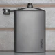 Фляга титанова для алкогольних міцних напоїв Tiartisan titanium 260 мл пляшка з титану для алкоголю в чохлі - зображення 2