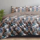 Комплект постільної білизни Home Line Полуторний Євро 160х220 см Вітраж Коричневий Сатин твіл (198993 HL) - зображення 1