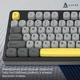 Клавиатура игровая проводная Ajazz AF-BGY-98 USB Black-Gray-Yellow - изображение 11
