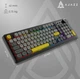 Клавіатура бездротова ігрова Ajazz AF-BGY-98 Plus Black-Gray-Yellow 2.4G/Bluetooth/USB - зображення 14