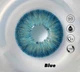 Линзы цветные без диоптрий голубые Blue 005 + контейнер для хранения - изображение 9