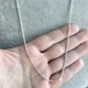 Серебряная женская цепочка 50 см панцирная с огранкой, 2 мм, 925 проба (503) - изображение 7
