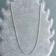 Серебряная женская цепочка 50 см панцирная с огранкой, 2 мм, 925 проба (503) - изображение 9