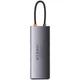 Переходник HUB Baseus Metal Gleam Series 7-Port Clarity (Type-C to HDMI+USB3.0*3+PD+SD/TF) (B000307) Station Gray - изображение 4