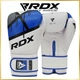 Перчатки для бокса RDX F7 профессиональные тренировочные с защитой рук и удобной посадкой Blue 12 унций - изображение 9