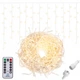Гирлянда бахрома уличная (наружная) Springos 20 м 500 LED Pilot CL505 Warm White - изображение 1