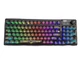 Геймерська бездротова (Bluetooth + 2,4G) клавіатура з Hot-swap AULA F98 Pro RGB, Transparent Keycaps, 99 Key, УКР/АНГЛ Black/Чорна (F98PROTB) - изображение 4