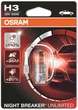 Автолампа Osram Night Breaker Unlimited +110% H3 (64151NBU-01B) - изображение 3