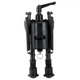 Сошки Vector Optics Carbon Fiber Swivel Bipod на антабку (висота 15.2 - 22.9 см) з перехідником на Weaver/Picatinny - изображение 4