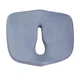 Ортопедична подушка для сидіння MAX COMFORT, від Correct Shape, чохол замша на дайвінгу, колір Сірий, 45х41х10,5 см - зображення 3