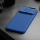 Карбоновая накладка Nillkin Pro со шторкой для камеры для Apple iPhone 15 Pro Max (6.7") (Blue) (174193) - изображение 7