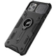 Пластиковая накладка Nillkin Armor со шторкой для камеры для Apple iPhone 11 Pro Max (6.5") (Черный) (68727) - изображение 4