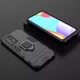 Противоударный чехол Transformer с кольцом для Samsung Galaxy A52 4G / A52 5G (Черный / Soul Black) Epik (16858) - изображение 7