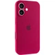 Чехол Silicone Case с защитой камеры для Apple iPhone 17 (6.3") (Красный / Rose Red) Epik (240775) - изображение 1