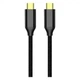 Дата кабель USB-C to USB-C 1.0m USB3.2 (20Gbps 4K PD100W) Gen2 5А black ColorWay (CW-CBPDCC062-BK) ColorWay CW-CBPDCC062-BK 939331 - зображення 5