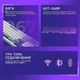 Беспроводная игровая клавиатура Proove Gaming Slicker Black Hot-Swap 2.4G Wireless/BT/USB Украинские буквы - изображение 6