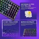 Бездротова клавіатура Proove Gaming Slicker Pro Black-purple ENG + UA, 6000mAh, Hot-Swap, RGB, 2.4GHz/Bluetooth/USB - изображение 9