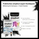 Фарба для одягу та фіксатор кольору для текстилю Simplicol Textilfarbe Expert Black (Чорна)+ Simplicol fixierer 150 г + 90 ml - изображение 14