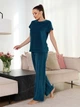 Домашняя одежда ISSA PLUS 13667 3XL бирюзовая (issa2007682780488) - изображение 2