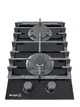 Газова варильна поверхня BORGIO DR 3370-15 Black Glass FFD - зображення 2