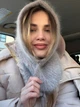 Капор з високим вмістом ангори на завʼязках Zefur One size - изображение 4