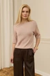 Светр бавовняний в'язаний з короткими рукавами Розмір XXL-XXXL (54-56) Натуральний - зображення 1