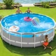 Каркасный бассейн Intex 26730 с фильтр-насосом 5678 л/час, лестницей, тентом и подстилкой, 488x122 см, 19114 л - изображение 9