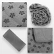 Рушник для йоги і фітнесу EasyFit Yoga Mat Towel 183×63 см Сірий EF-1933-GY - зображення 6